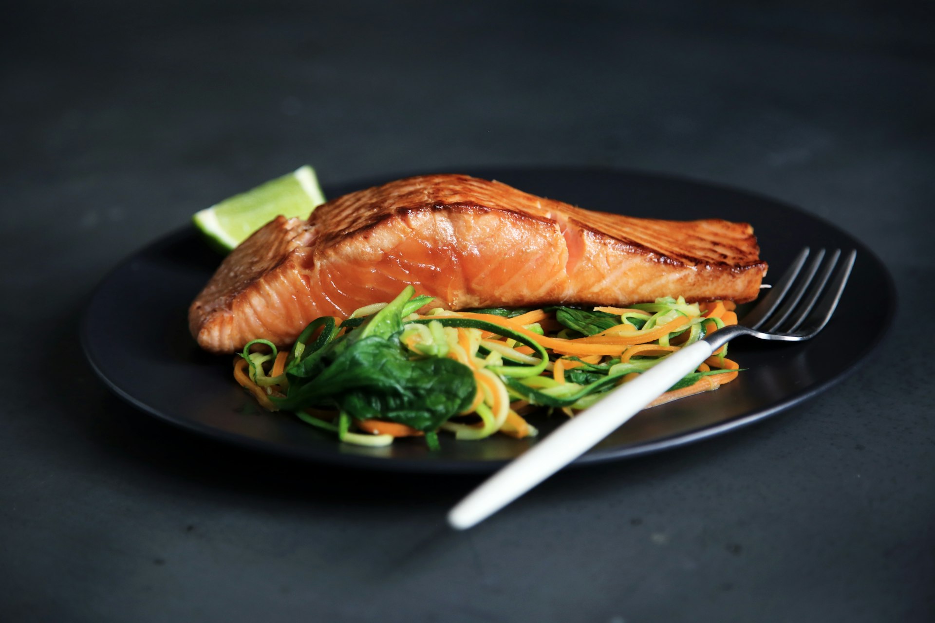 Filete de salmón fresco del sur de Chile